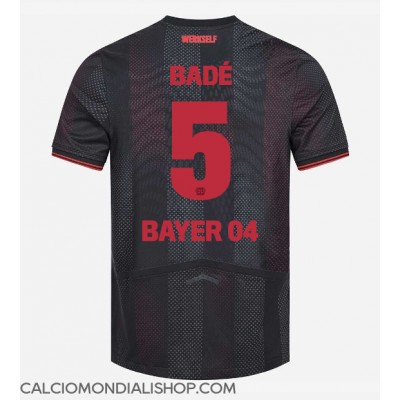 Maglie da calcio Bayer Leverkusen Loic Bade #5 Prima Maglia 2025-26 Manica Corta Maglie da calcio Bayer Leverkusen Loic Bade #5 Prima Maglia 2025-26 Manica Corta
